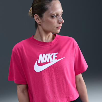 Nike Sportswear Essential Women's Cropped Logo T-Shirt. Nike.com